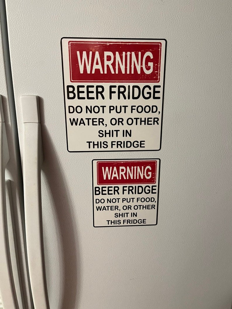 🍺Funny Beer Fridge Magnet Sticker Sign (BUY 2 GET 1 FREE)