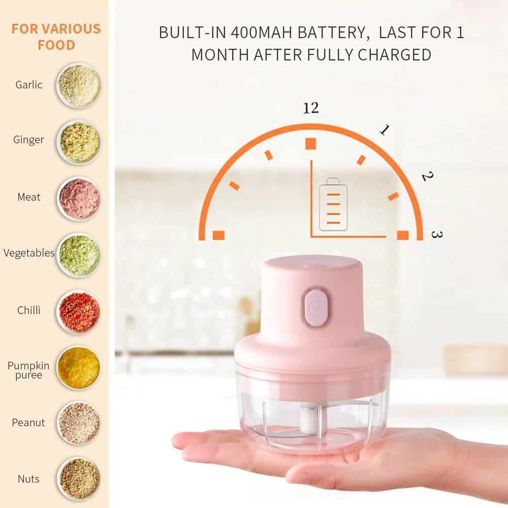 (🔥Last Day Promotion-50% Off) Wireless Food Chopper (BUY 2 GET 1 FREE & FREE SHIPPING NOW)