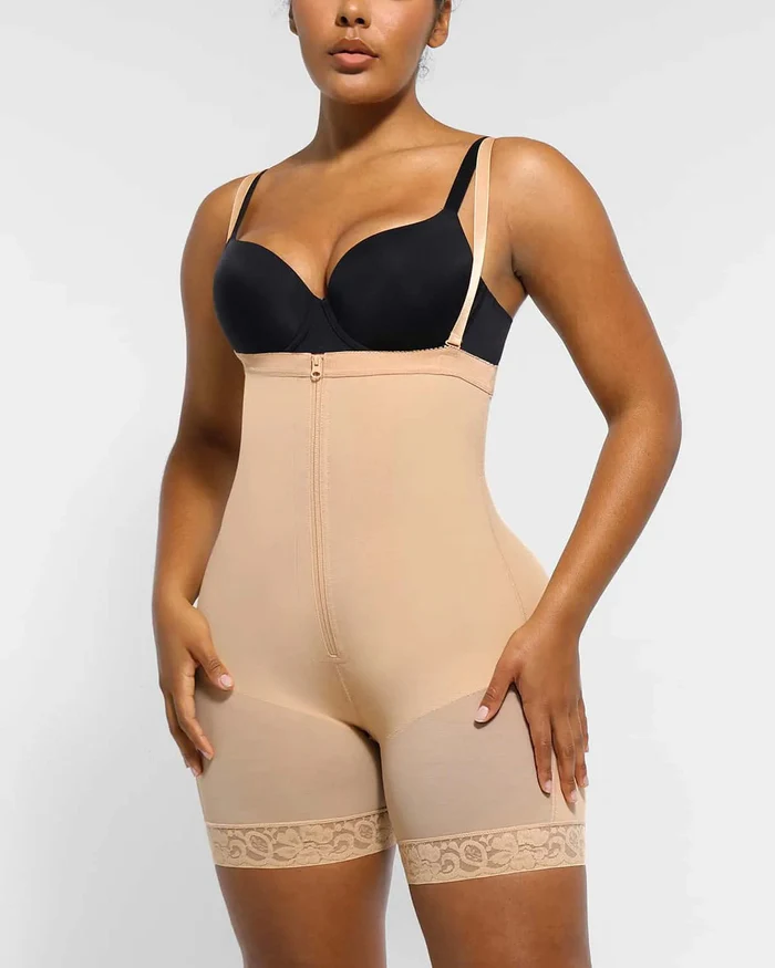 (🔥TikTok Summer SALE) -Firm Tummy Compression Bodysuit Shaper With Butt Lifter