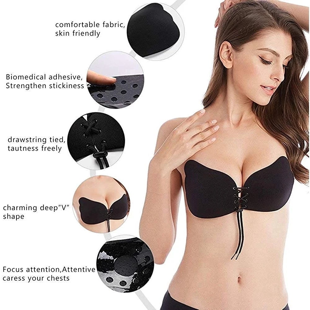 Mother's Day Limited Time Sale 70% OFF💓Invisible Strapless Push-Up Bra