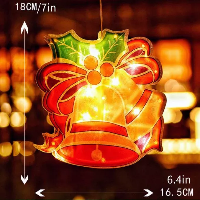 (🔥2024 BEST GIFT TO FAMILY🔥)🎄Christmas Window Hanging Lights