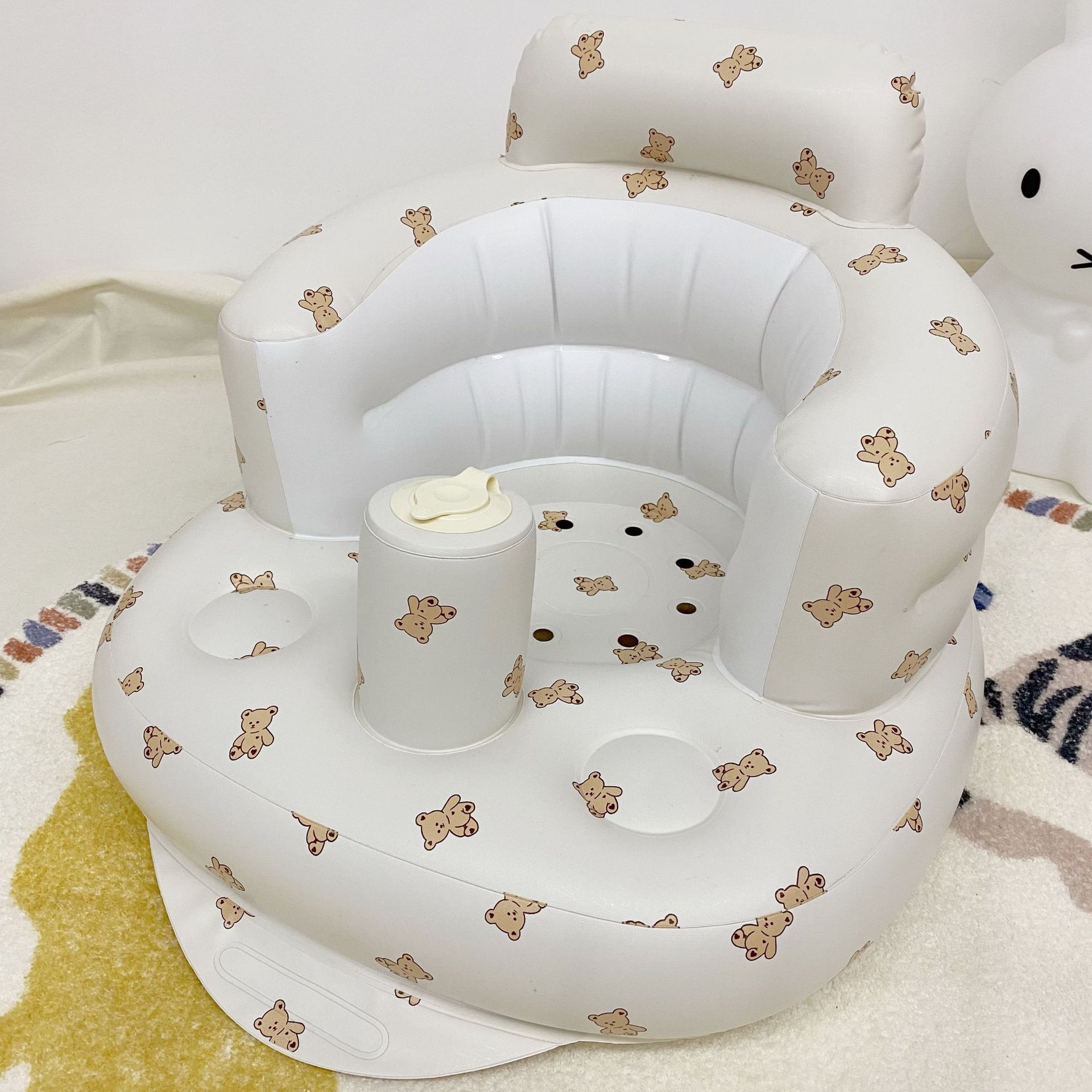 🔥Hot Sale 50 OFF-Baby Inflatable Seat with Suction Cups for Babies 3 Months & Up