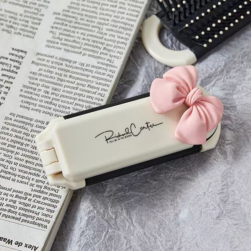 🍂TikTok Fall Mega Sale - 70% OFF🎉Portable Mini Air Cushion Comb with Removable Mirror
