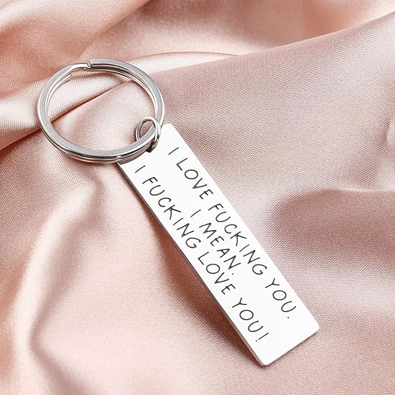 💖Hand Stamped Keychain 