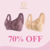 🎁LAST DAY 45% OFF🎁Front Closure Shaping Push Up Cotton Bra-Seamless, Beauty, Comfy