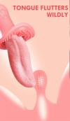 Rose Realistic Tongue Licking Massage Vibrator