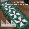 ⚡⚡Last Day Promotion 48% OFF - 45° Degree Double Strip Ruler