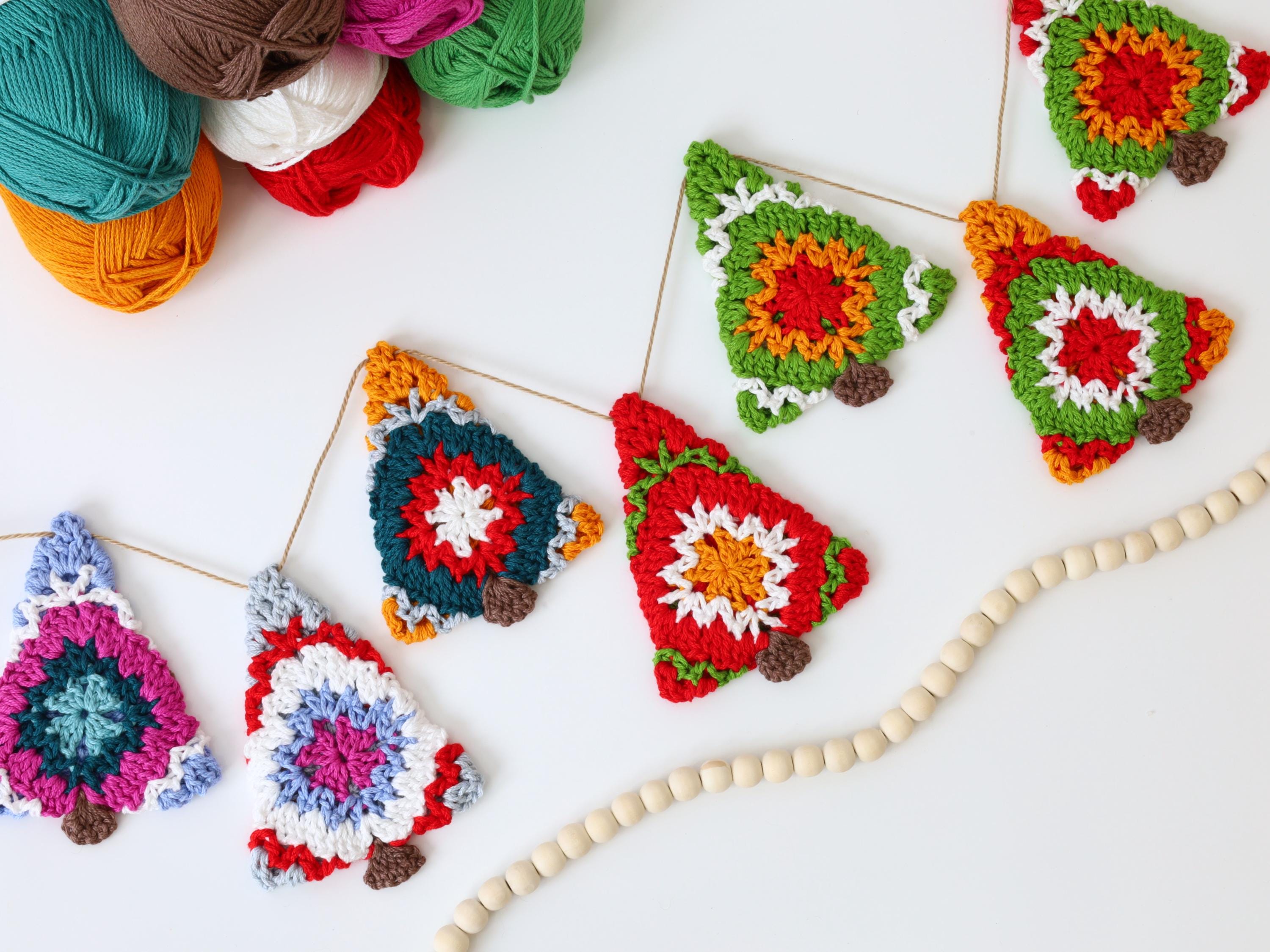 🎄Crochet Pattern- 🧶30 minutes JOLLY Christmas Tree Crochet Ornament