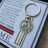 St. Florian Guardian Angel Keychain