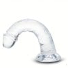 Big Crystal Clear Jelly Realistic Dildo With Suction Cup Plug Butt Plug - YJ-14