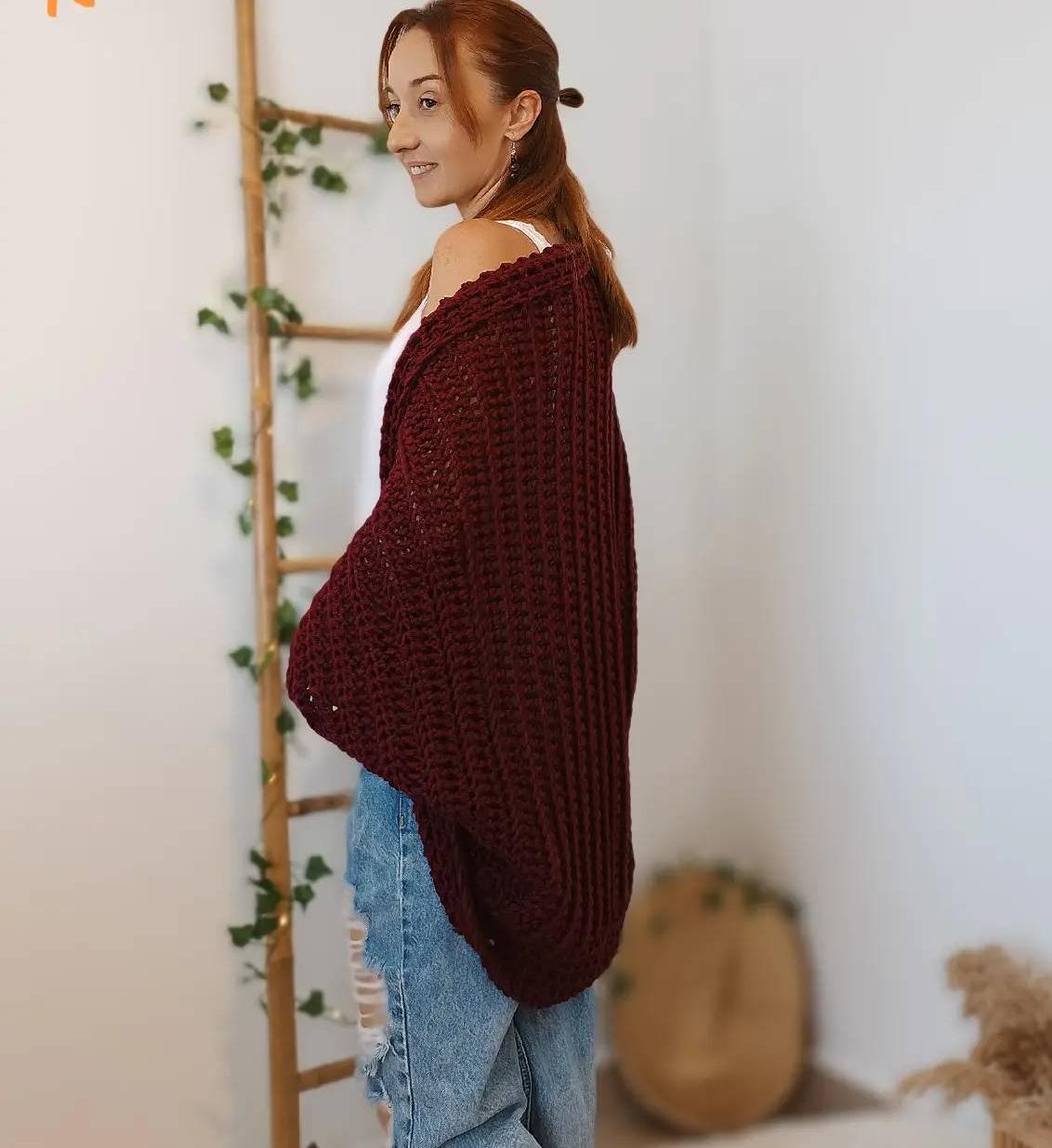 TikTok Last Day Promotion -70% OFF🎉Women's Crochet Cocoon Shrug Boho Shrug -🚚Buy 2 Get Free Shipping