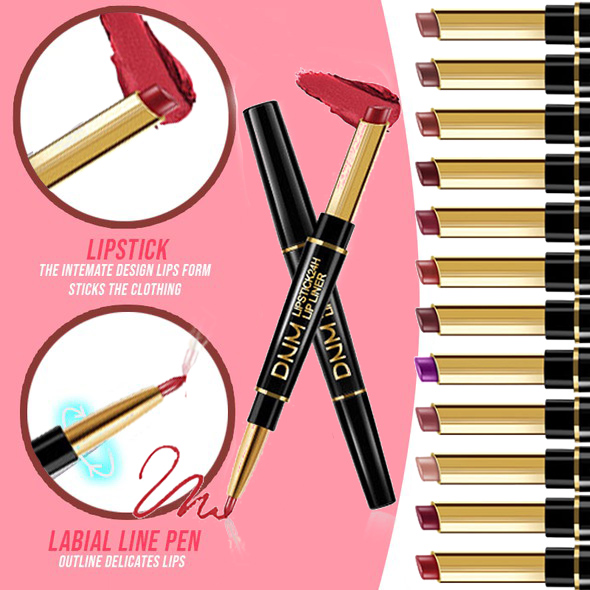 (🌲Early Christmas Sale-2 in 1 Double Head 12 Hrs Matte Lipstick