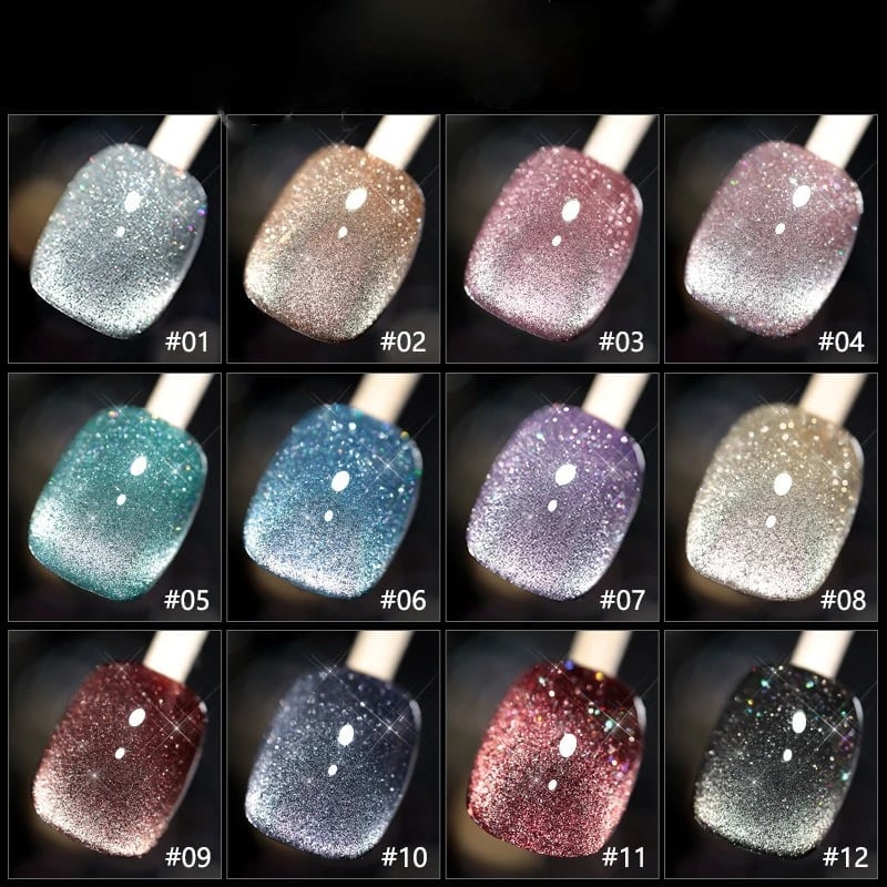 (🌲Early Christmas Sale - 49% OFF) 💎Laser Diamond Cat Eye Nail Polish