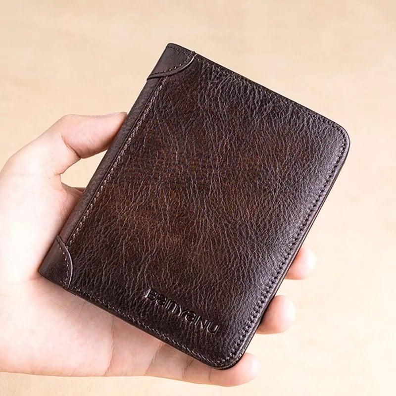 🔥Last Day Promotion - 60% OFF🎁💰RFID Blocking Waterproof Durable Genuine Leather Wallet