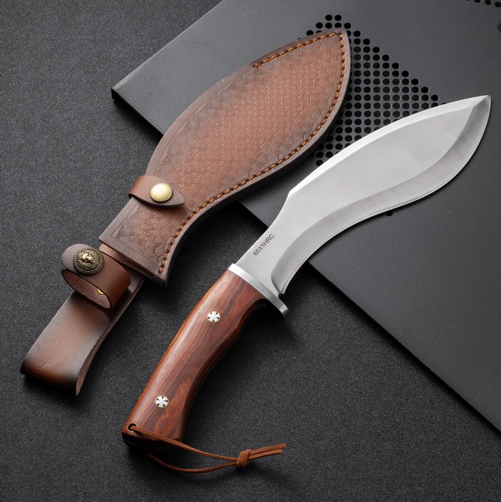 One-piece keel high hardness survival knife