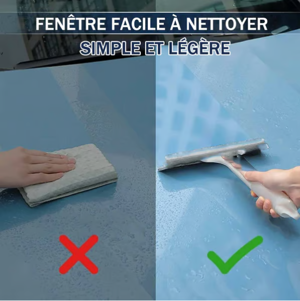 Offre à durée limitée🔥Grattoir de nettoyage de vitres 3 en 1