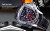 Triangle Racing Dial Mechanical Wrist Watch