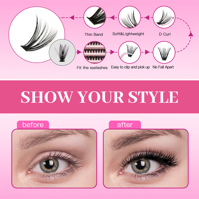 ⏰LAST DAY SALE 50% OFF💥False Eyelash Glue Set