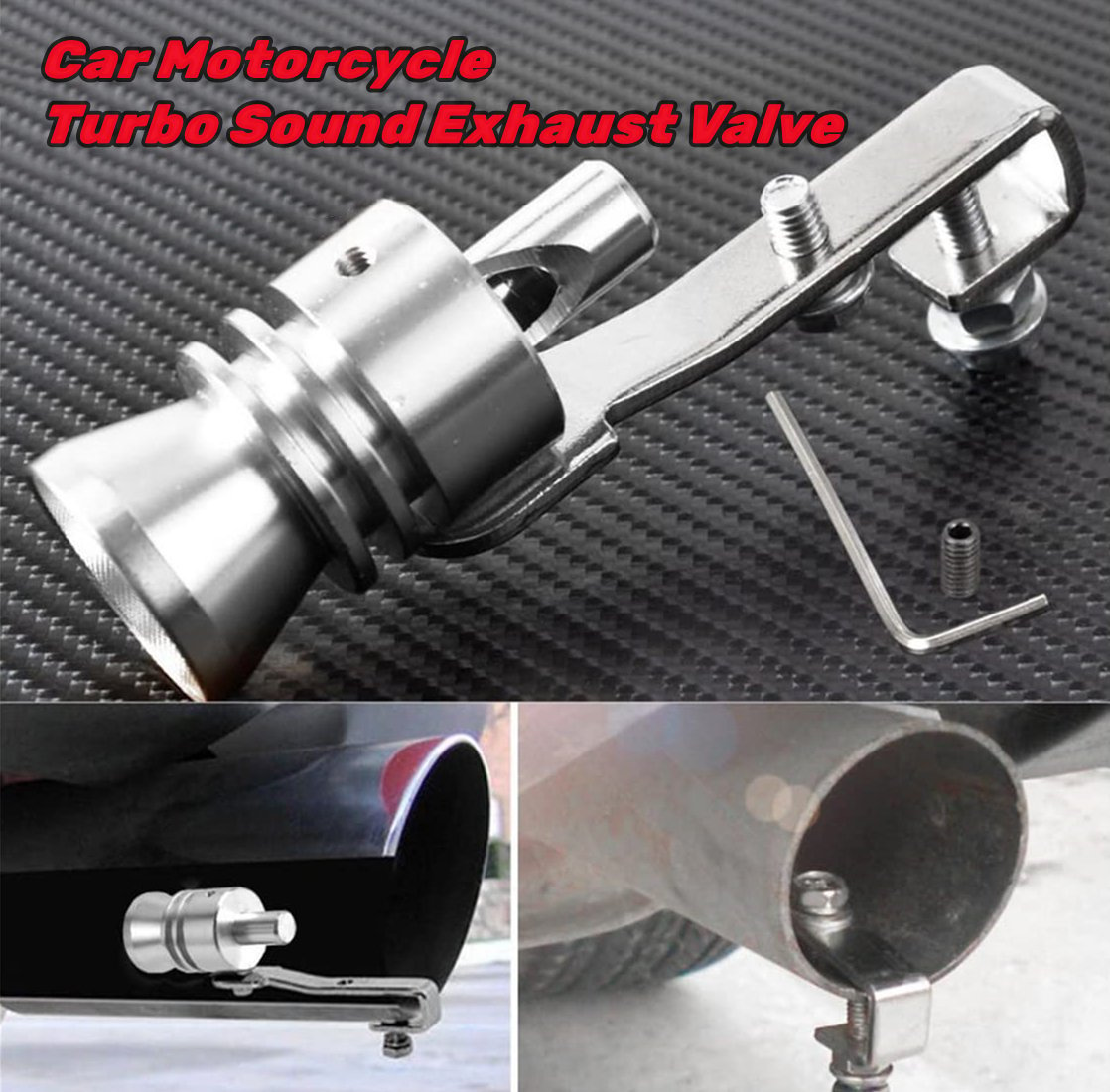 🔥Last Day Promotion 70% OFF🔥Turbine Sound Exhaust Valve Accessories