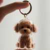Dog Hair Collector Keychain Charm Memorial Storage Box