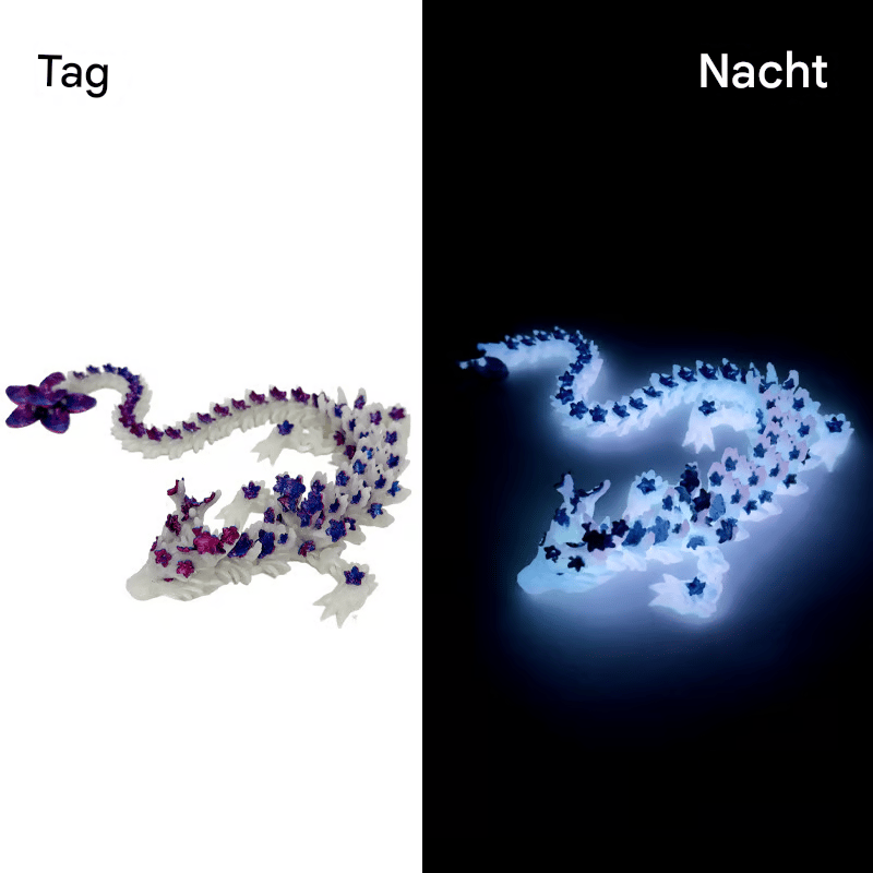 🐉 3D-gedruckter leuchtender Kirschblütendrache