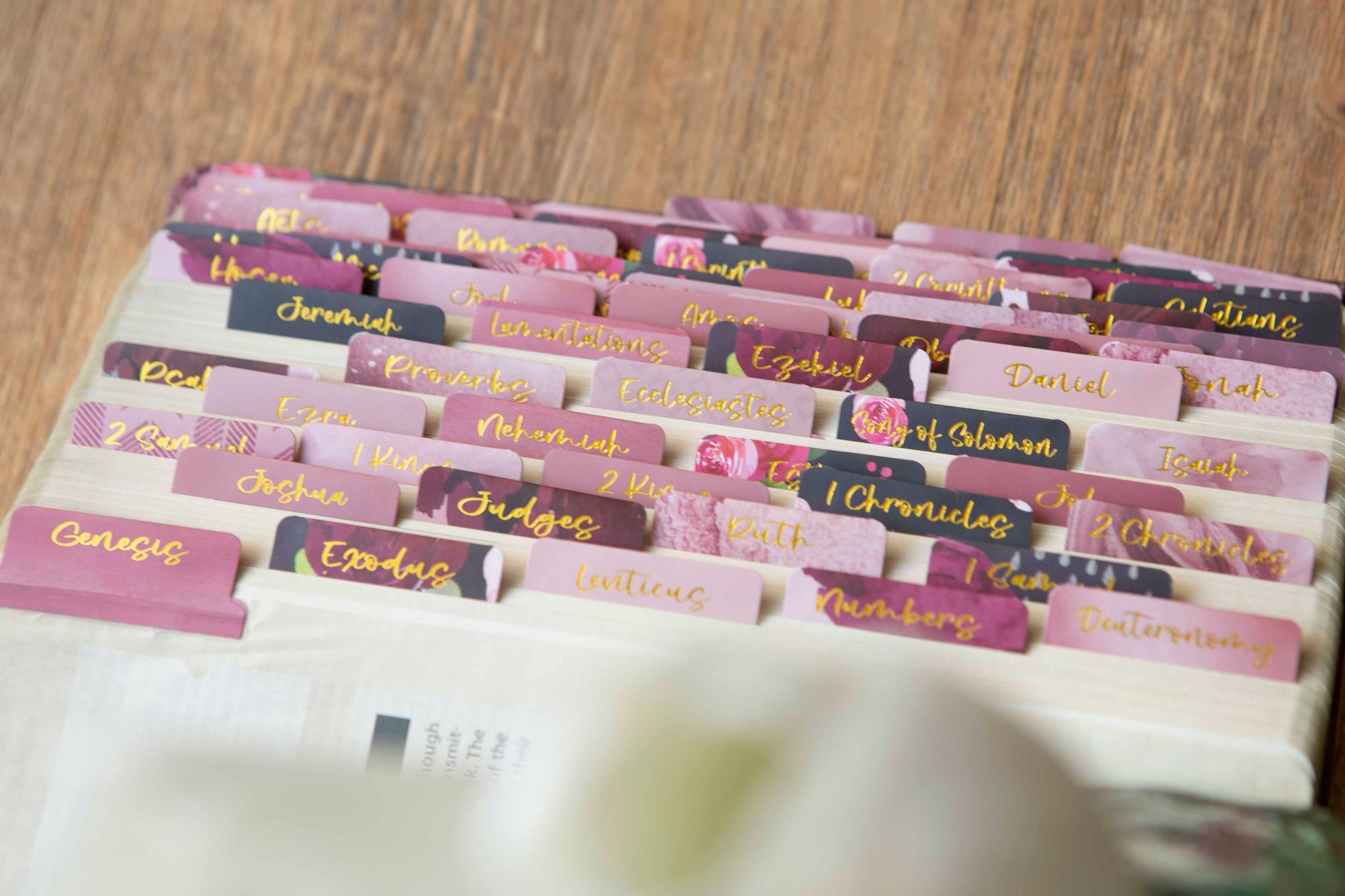 Laminated Bible Tabs