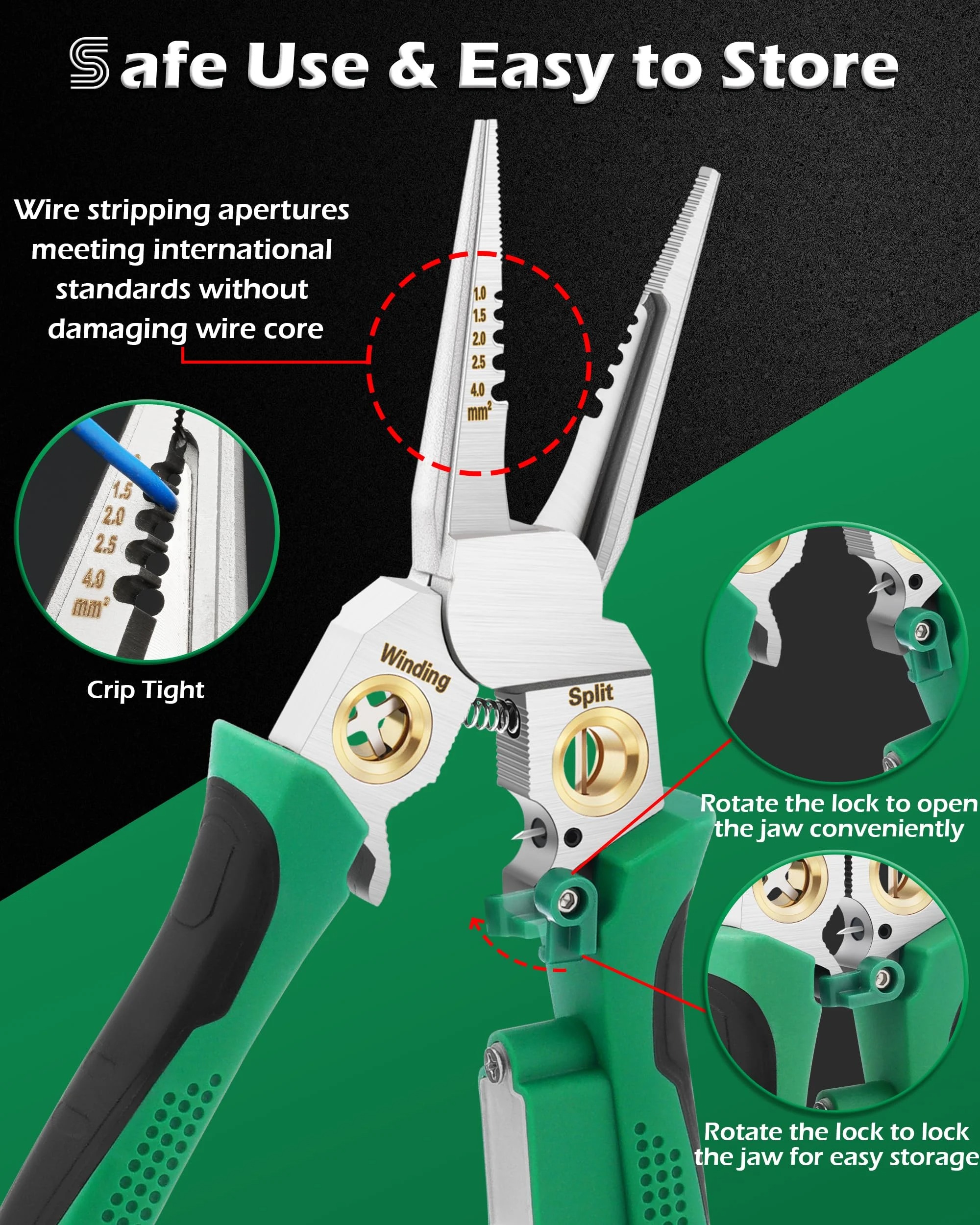 🔥Father's Day Sale 49% OFF-8-in-1 Wire Stripping Pliers