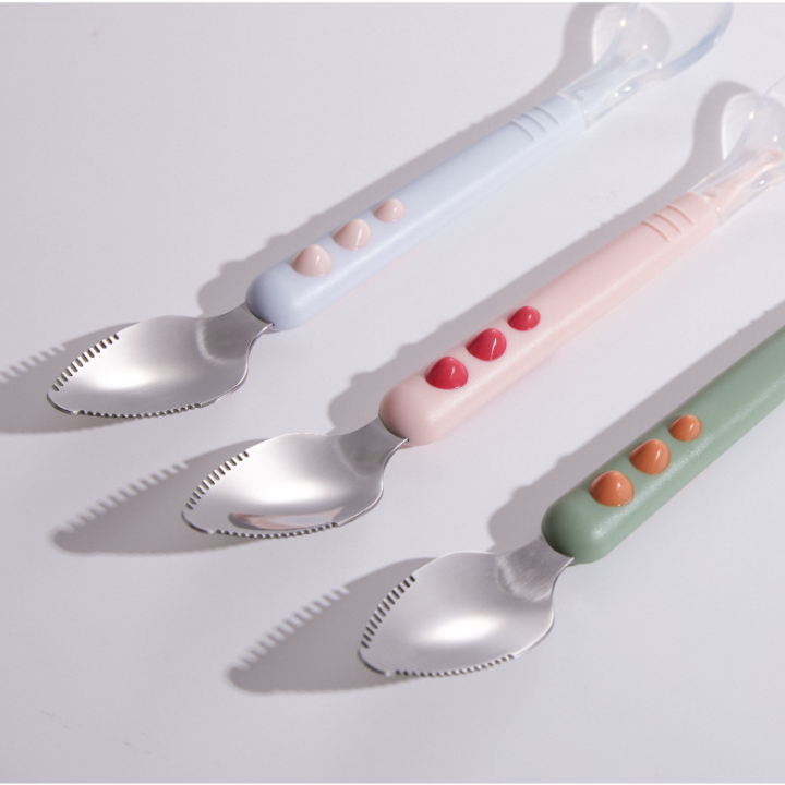 (🌹2022 Mother's Day Promotion 48% OFF) Baby Fruit Mud Spoon - 🔥Buy 2 Get 1 free