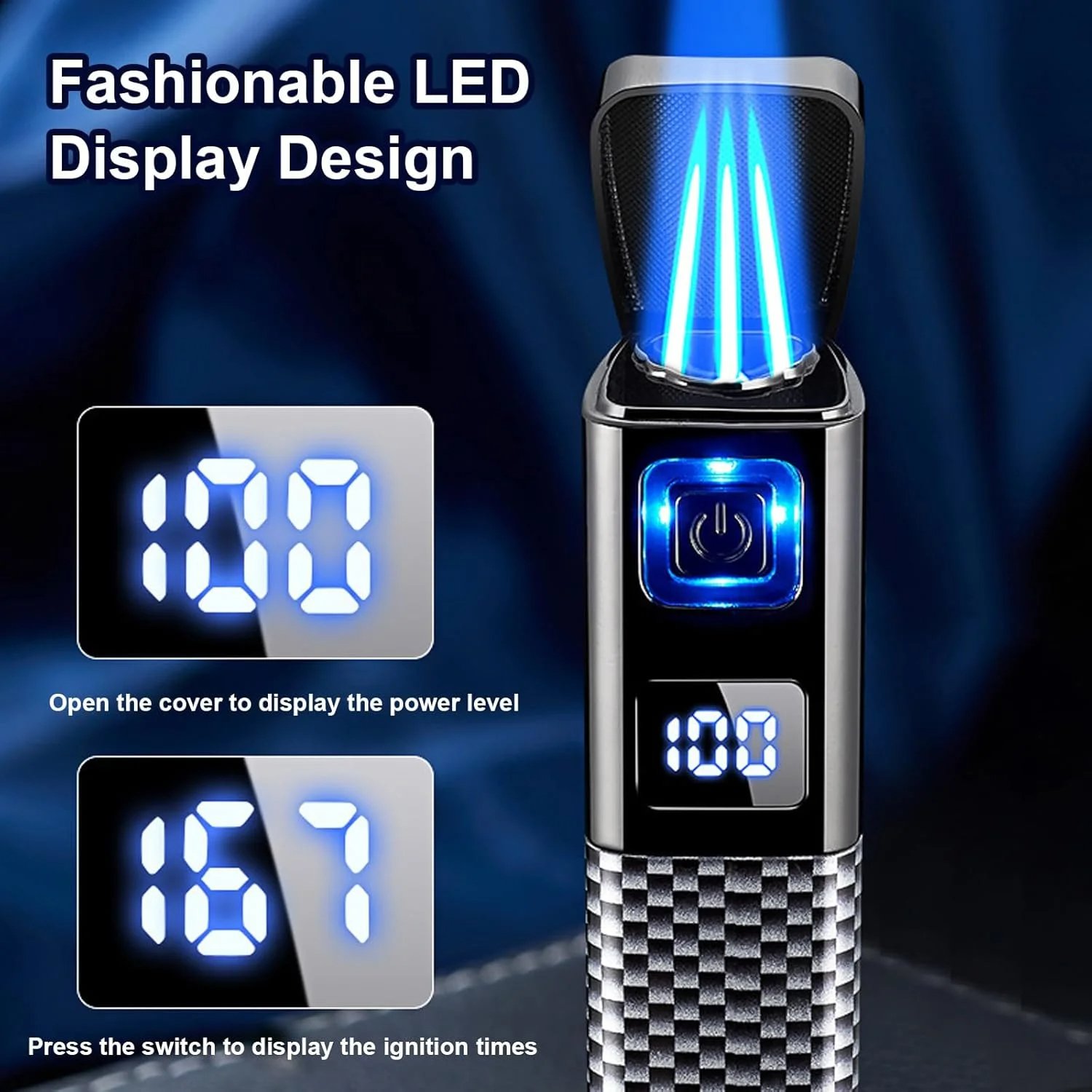 Windproof Jet Flame Portable Lighter