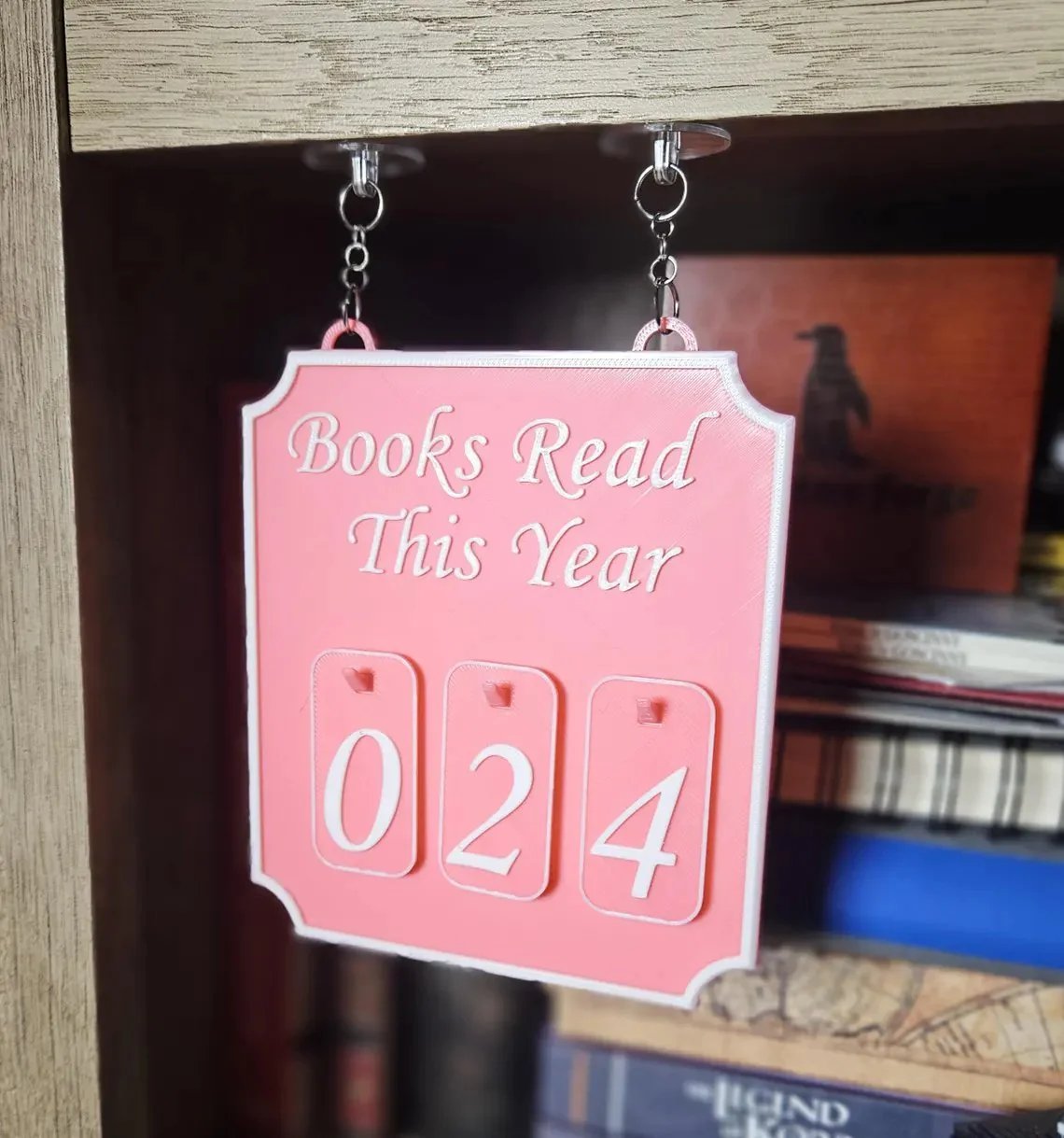 ⏰LAST DAY SALE 50% OFF💥Hanging Bookshelf Counter Bookish Decor Books Read This Year Counter
