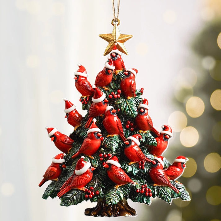 Cardinal Christmas Tree Ornament🐦