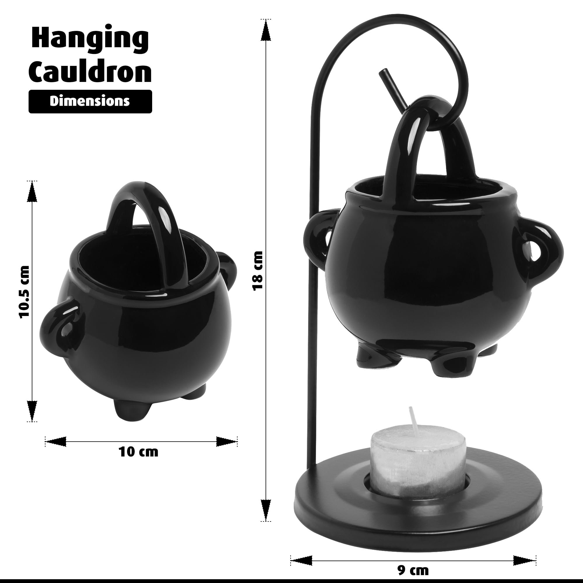 💥LAST DAY SALE 50% OFF💥Spooky Halloween Black Warmer Pot⚡BUY 2 FREE SHIPPING