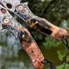 Handcrafted Damascus Steel Folding Knife