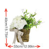 💥LAST DAY SALE 50% OFF💥Cream Hydrangea Door Hanger Basket⚡BUY 2 FREE SHIPPING