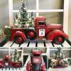 🎄Christmas Sale 🔥Red farm Truck Christmas Centerpiece