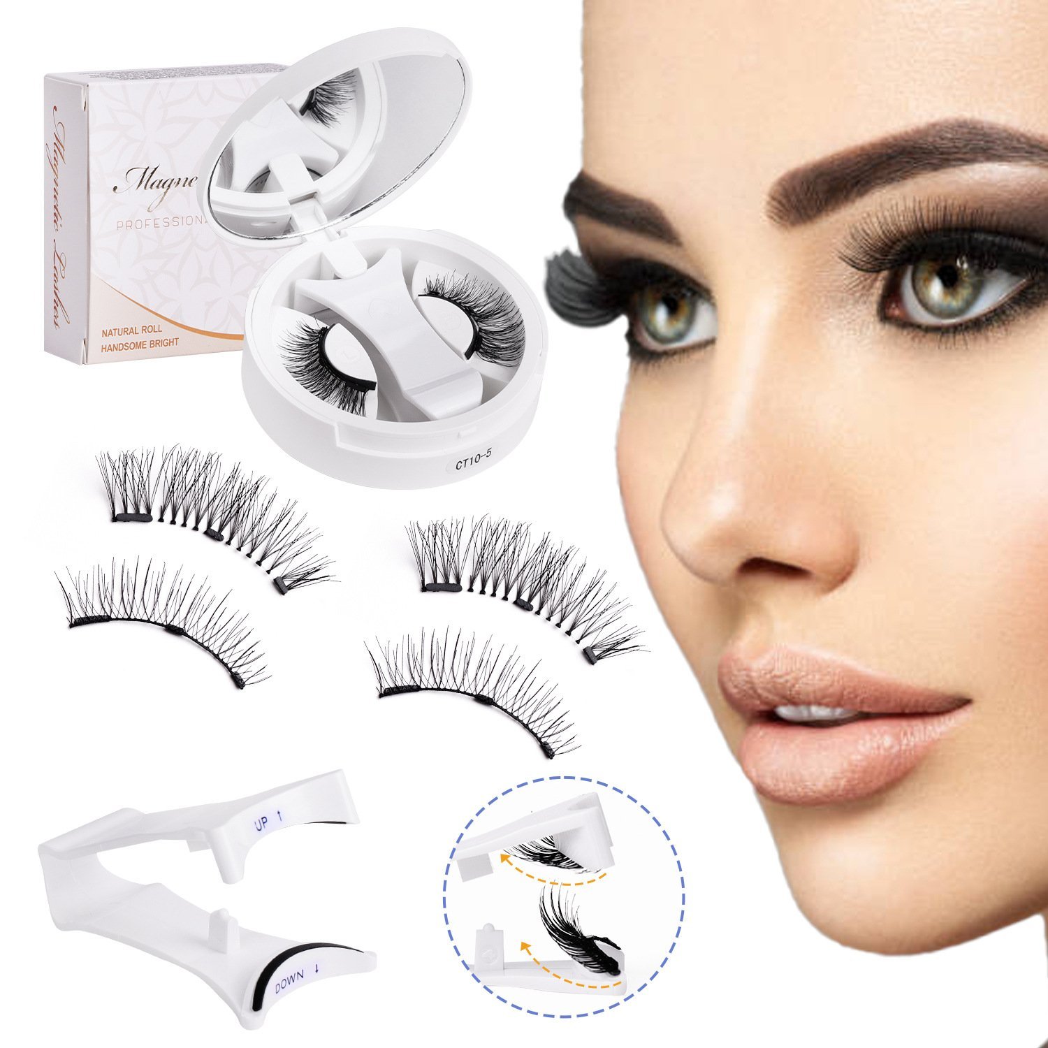 💖Summer Hot Sale 49% OFF -- Soft Magnetic Eyelashes All-in-One Box, Reusable