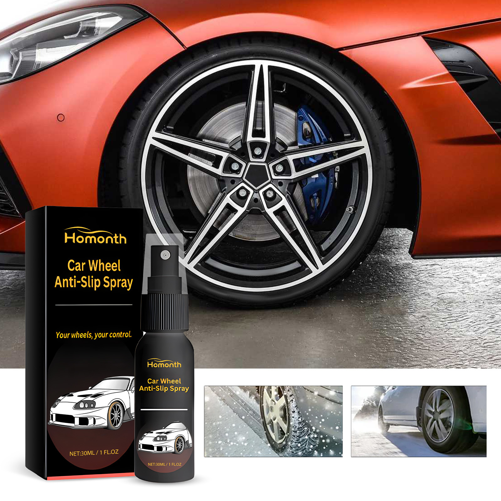 🔥Last Day Promotion 48% OFF-🔥- Homonth  Car Wheel Anti-Slip Spray