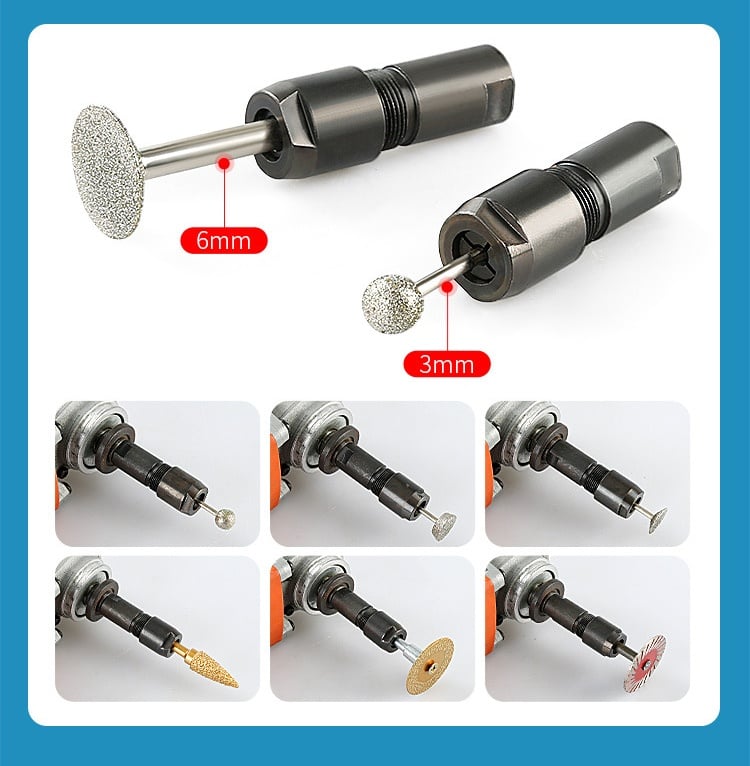 🎉Letzter Tag 49% Rabatt🔥3MM & 6MM Winkelschleifer-auf-Geradschleifer-Adapter