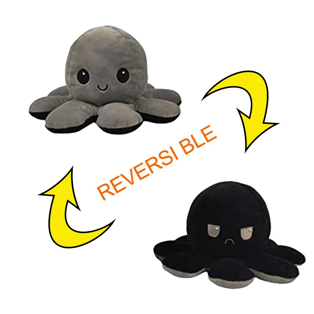 (NEW YEAR PROMOTION -50% OFF)Reversible Flip octopus Plush Stuffed Toy