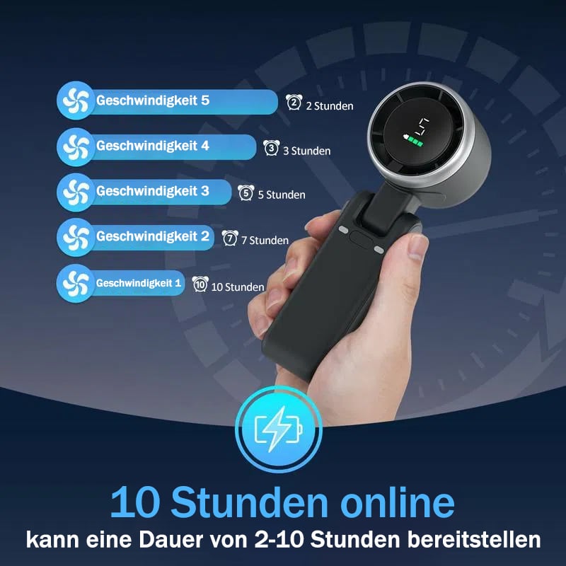 ☀️ Heißer Verkauf 49% Rabatt  🔥Tragbarer Handturboventilator
