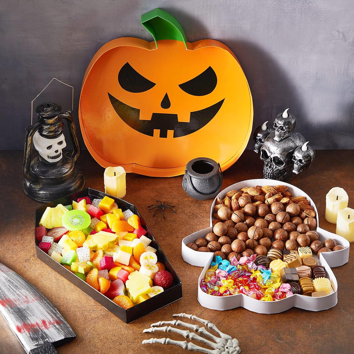 🔥Last Day 50% OFF -Figural Ghost Halloween Snackle Box Food Storage Container