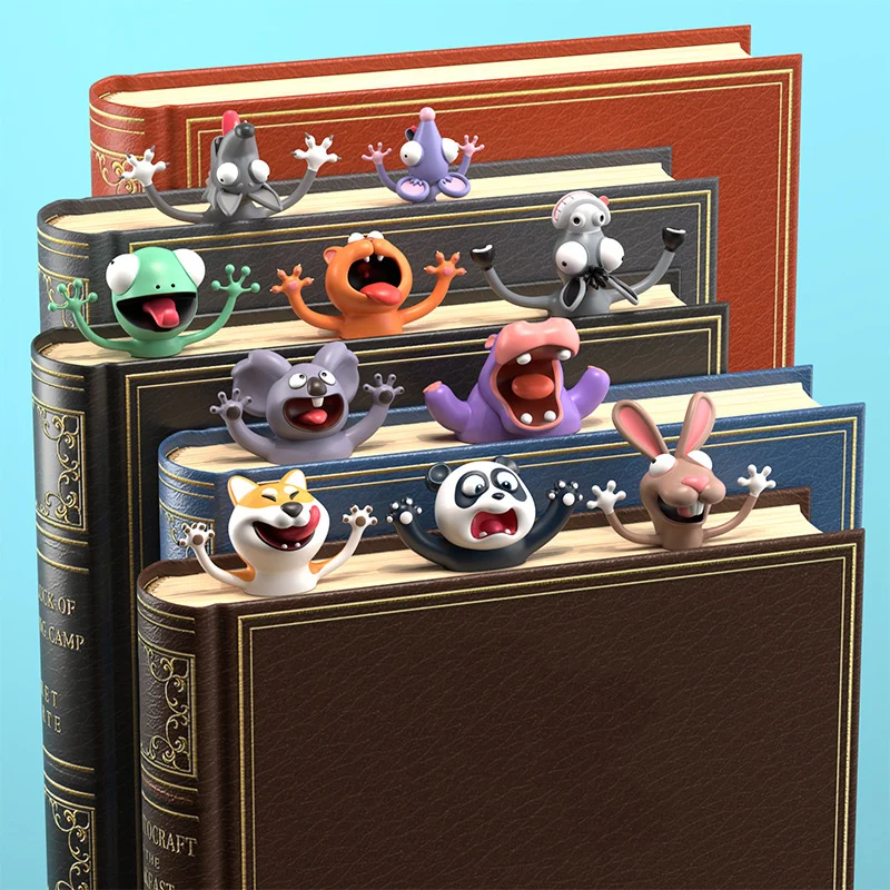 (🔥Last Day Promotion- SAVE 50% OFF)3D WACKY BOOKMARK - MORE FUN READING
