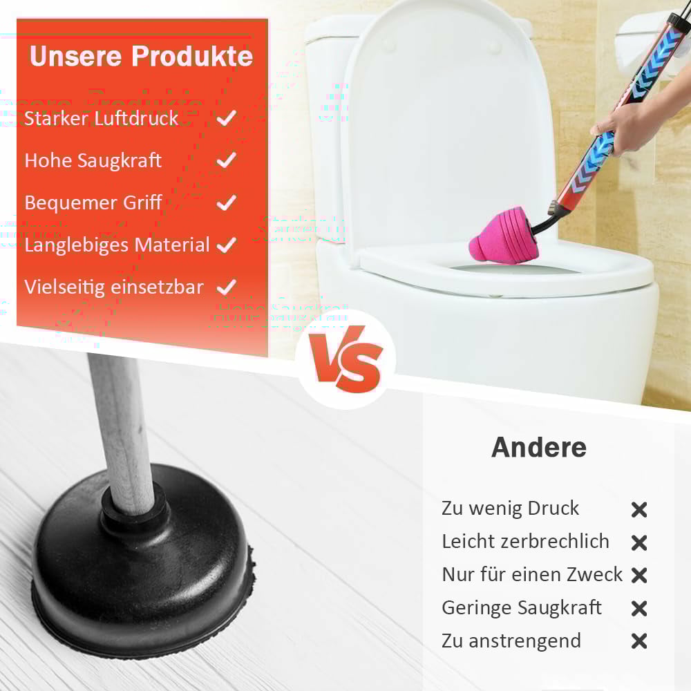 ✨Letzter Tag 49 % Rabatt🏠Haushaltswaren🔥Hochdruck-Toilettenblockierung – ein Schuss