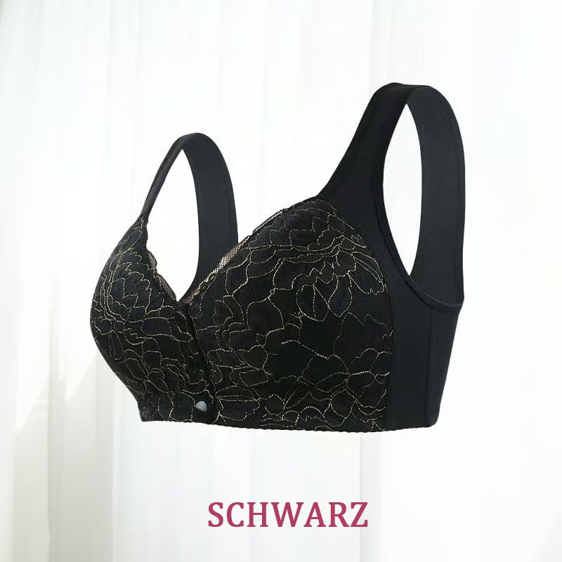 🔥Letzter Tag Kaufe 1 und erhalte 3 Packungen⭐️Bügelloser BH mit Spitzenverschluss vorne