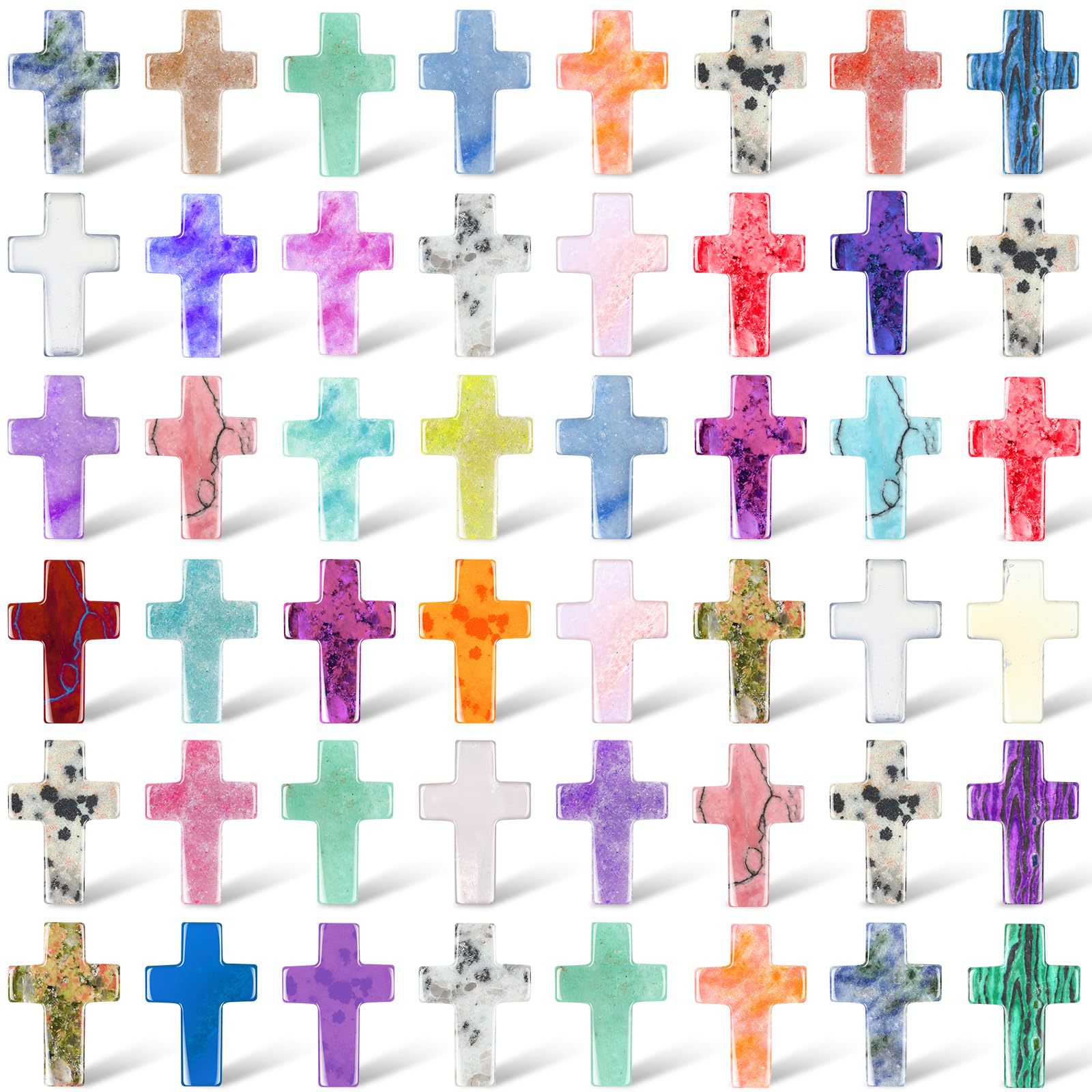 🎁LETZTER TAG 49 % RABATT✝️Handgefertigte Kreuze aus natürlichem Kristall