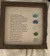 ❤️LARGE Sea Glass Poem/I want to age like sea glass/ Gift