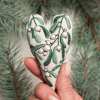 🔥Last Day Promotion 70% OFF🔥DIY Heart Shaped Hand Embroidered Christmas Ornament/Ornament Kit