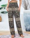 QIANXIZHAN Women's Harem Pants, High Waist Yoga Boho Trousers with Pockets