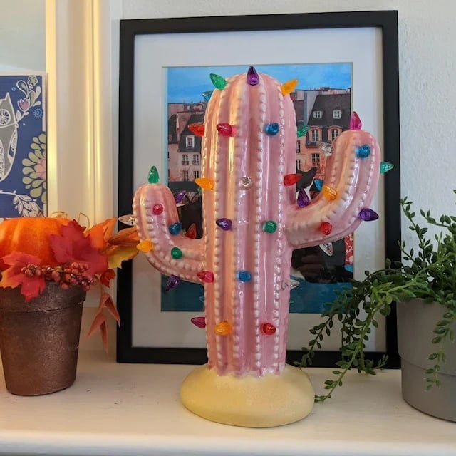 🎁Early Christmas Sale 49% OFF🌵Vintage Christmas Luminous Cactus✨