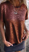 Stamping Short-sleeved T-shirt